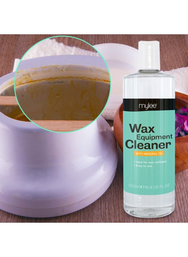 mylee Professional Wax Equipment Container Cleaner 500ml, For Removing Spilled Wax and Residue from Wax Warmer Bucket Pot and Other Working Surfaces - Image 3