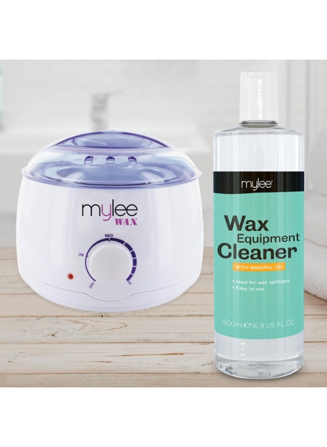 mylee Professional Wax Equipment Container Cleaner 500ml, For Removing Spilled Wax and Residue from Wax Warmer Bucket Pot and Other Working Surfaces - Image 4