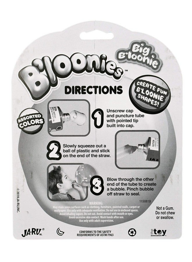 جا-رو مجموعة متنوعة من بالونات بلونيز البلاستيكية 4 (4 أنابيب في عبوة واحدة) لعبة صنع فقاعات بلونيز الأصلية الرائعة ألعاب كلاسيكية كلاسيكية للأطفال والكبار. لعبة فيدجيت مفضلة للحفلات لأعياد ميلاد الأطفال. 7711ج - Image 4