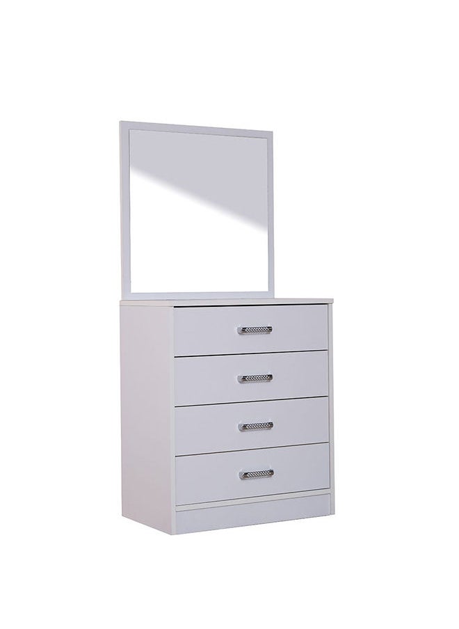 Astoria Dresser with Mirror Durable Vanity Table Dressing Table | Vanity Table | Makeup Table | Desk with Storage Modern Design Bedroom Furnitures L 68 x W 40 x H 79.9 cm White - pzsku/Z5ACE99FBC738654398ECZ/45/_/1683528059/f0766e8b-9efb-41e2-8483-64532fc455e7