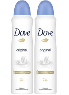 Pack Of 2 Dove Spray Original 150Ml