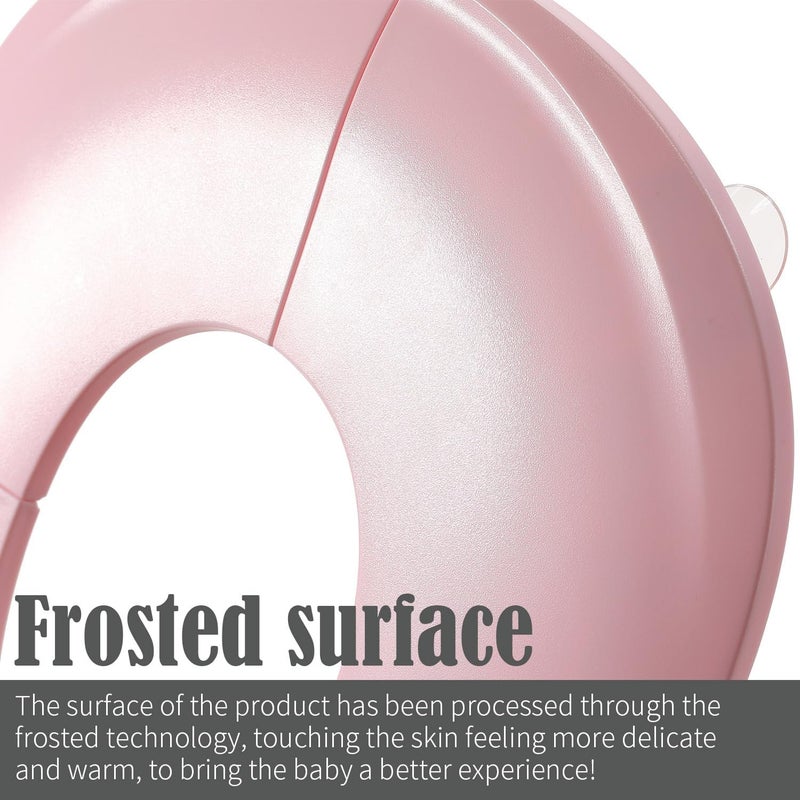 Funbliss Foldable Travel Potty Seat for ToddlersPotty Training Essentials for Boys and Girl Portable Toilet Training Seat with NonSlip Suction CupsTravel BagPink - Image 4