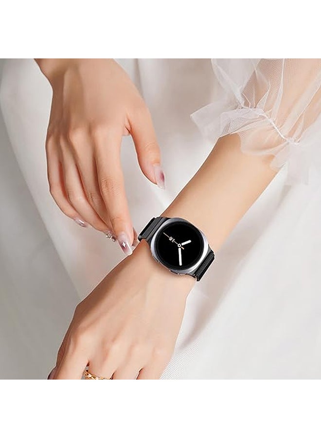 O Ozone Milanese Loop Metal Band for Samsung Galaxy Watch 8 Band 40mm 44mm/8 Classic 46mm Women Men,Mesh Magnetic Stainless Steel Replacement Strap -Silver - Image 5