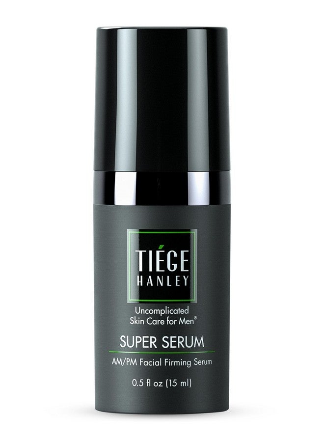 Tiege Hanley Anti-Aging Face Serum, SUPER SERUM (1-Pack) - Skin Tightening Facial Serum for Men - Mens Serum For Face with Sodium Hyaluronate & Retinyl Palmitate for Smoother & Tighter Skin, 0.5 Fl Oz - Image 1