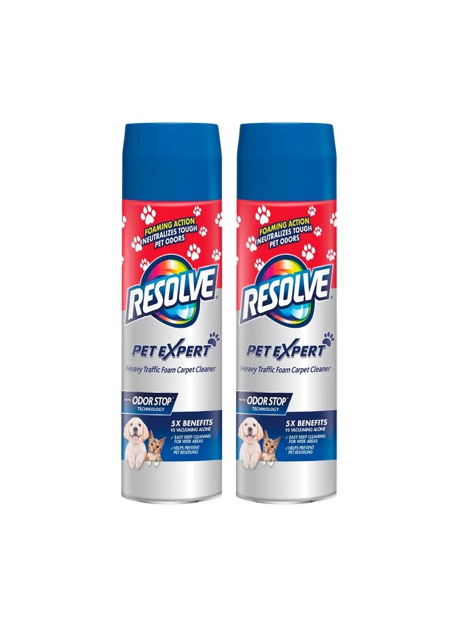 Resolve Pet Expert High Traffic, Carpet Foam, 22 Oz (Pack Of 2) - Image 1