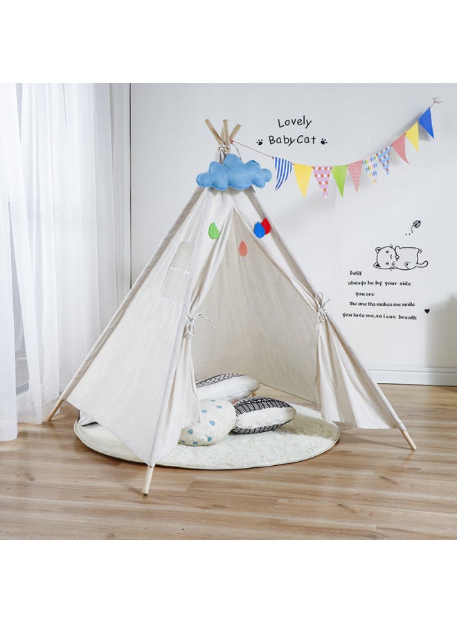 Indian Children's Tent Boys And Girls Indoor Game House Small House Outdoor Picnic Outing 2.2 M Large Tent - Image 1