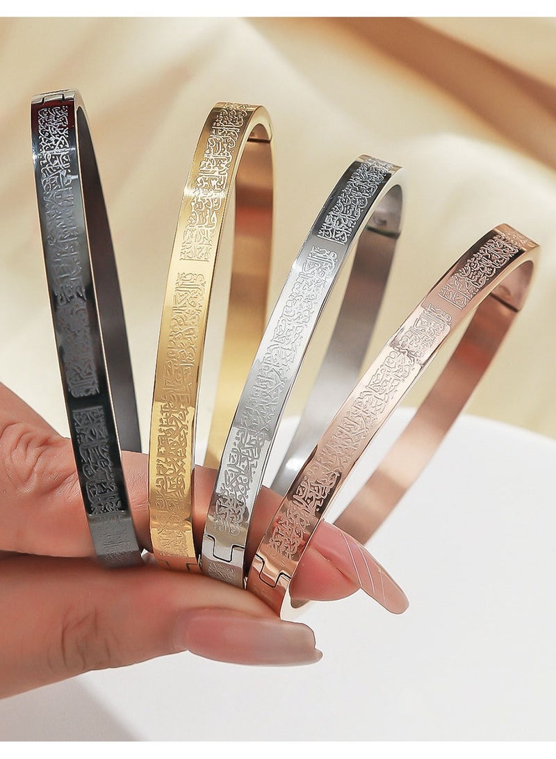 Mark Fairwhale Titanium Steel Bracelet With Creative High-End Feel And Color Retention For Men And Women  - Image 2