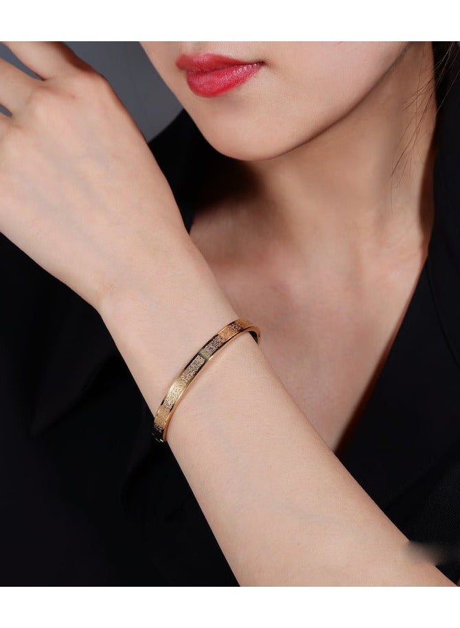 Mark Fairwhale Titanium Steel Bracelet With Creative High-End Feel And Color Retention For Men And Women  - Image 3