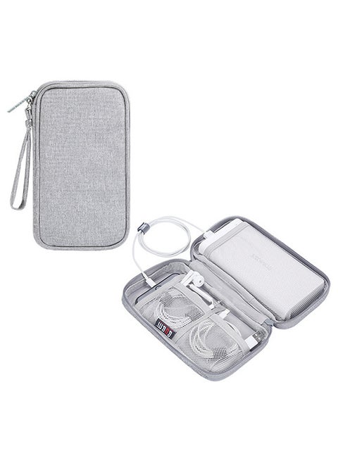 2-In-1 Power Bank And Data Cable Storage Bag