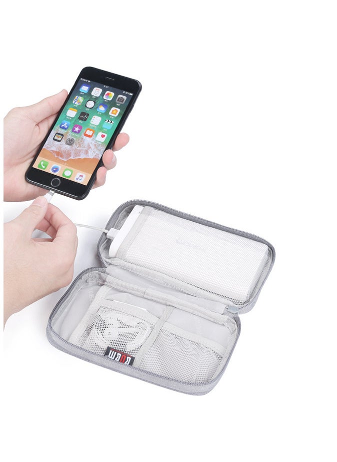 2-In-1 Power Bank And Data Cable Storage Bag