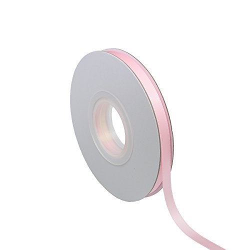Ribbonitlux 1/4" Wide Double Face Satin Ribbon 25 Yards (117-Light Pink）, Set for Gift Wrapping, Party Decor, Sewing Applications, Wedding and Craft - Image 2