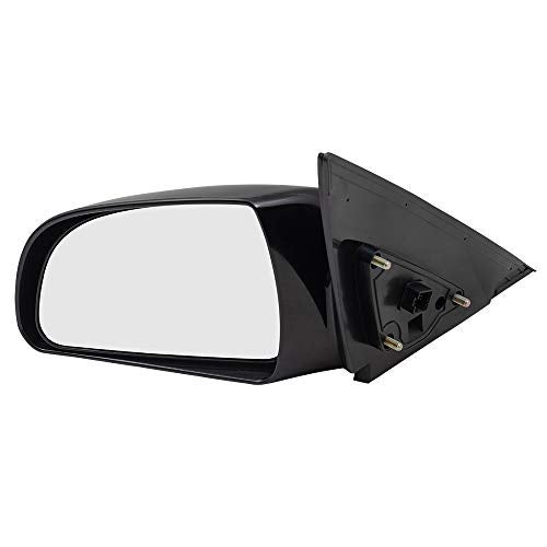 Brock Aftermarket Replacement Driver Left Power Mirror Paint to Match Black With Heat Compatible With 2006-2010 Hyundai Sonata - Image 2