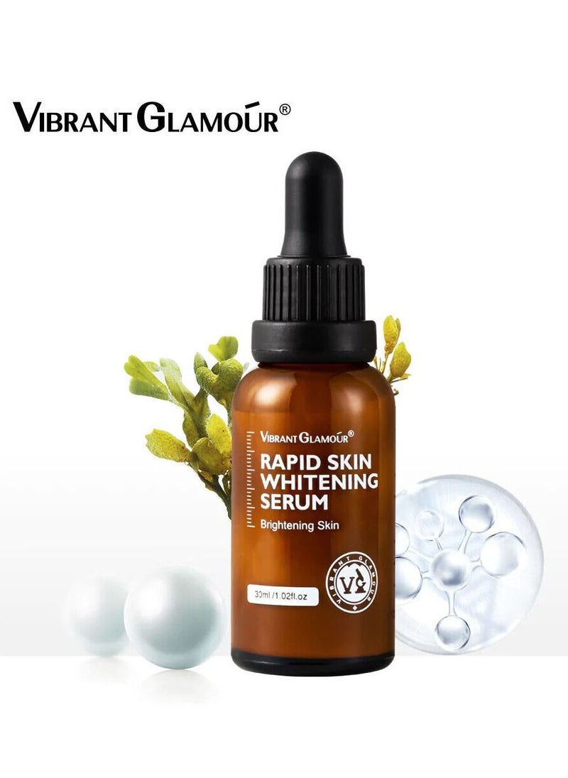 Vibrant Glamour - Rapid Skin Whitening Serum Brightening Skin Wrinkles Anti-Aging Fine Lines Brighten & Whiten Delicate and Smooth Skin for Women 30ml - Image 1