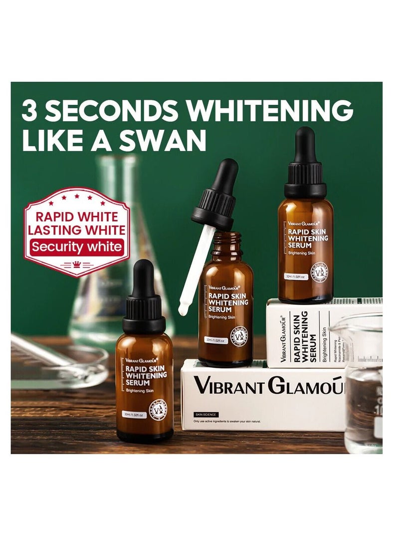 Vibrant Glamour - Rapid Skin Whitening Serum Brightening Skin Wrinkles Anti-Aging Fine Lines Brighten & Whiten Delicate and Smooth Skin for Women 30ml - Image 1