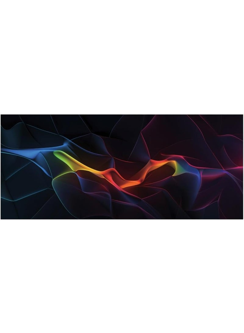 Gaming Laptop Mouse Pad Gaming Mouse Pad Big Desk Pads PC Keyboard Non-Slip 800 * 300 * 3mm Thicker Supper Rubber Table Mat Mouse Pads Edges Design for mouse and keyboard,gaming home and working office - Image 2