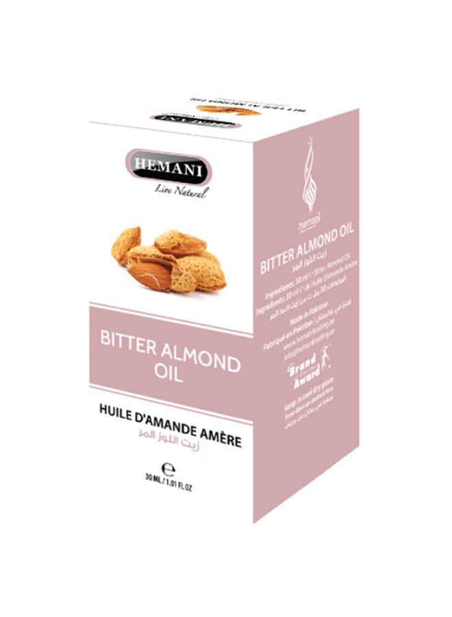 Hemani 100% Pure Bitter Almond Oil 30ml | Natural Hair & Skin Oil | Softens, Moisturizes & Protects - Image 3