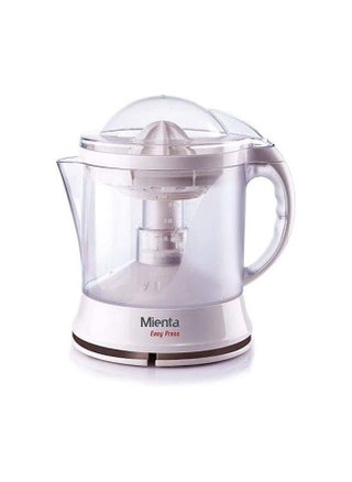 Mienta Orange Juicer 40W Capacity 1L 2 directional rotation for perfect juice extraction 2 cones for different types of citrus fruits Adjustable filter 2 years warranty White color - pzsku/Z5ACF3894198BC776EC36Z/45/_/1730661779/b7c88818-ec39-40d2-95d4-39b25e6f712f