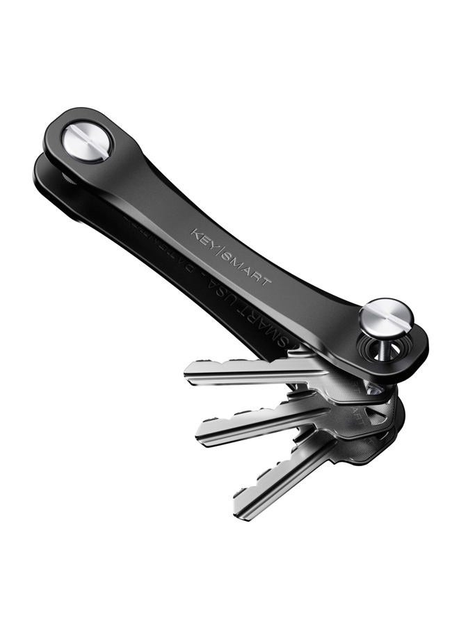 KeySmart Flex - Compact Key Holder and Keychain Organizer (up to 8 Keys, Black) - Image 1