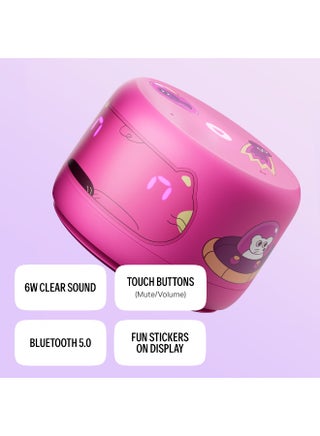 Smart Speaker With Human-Like AI Assistant | Use Your Voice To play Music, Learn, Set Up Reminders, Alarms And Updates via Bluetooth Or Wi-Fi (Speaks Arabic, English) | Size Lite Pink - view 5