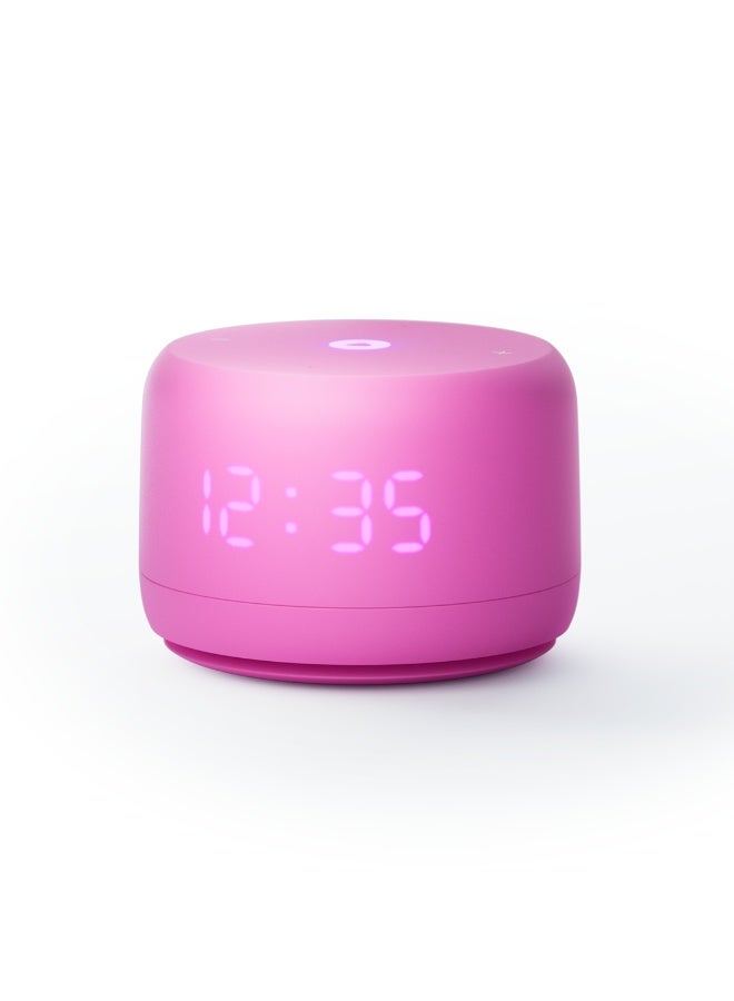 Yasmina Smart Speaker With Human-Like AI Assistant | Use Your Voice To play Music, Learn, Set Up Reminders, Alarms And Updates via Bluetooth Or Wi-Fi (Speaks Arabic, English) | Size Lite Pink - Image 1