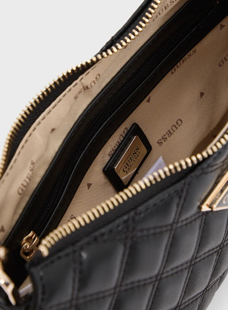 GUESS Giully Top Zip Shoulder Bag