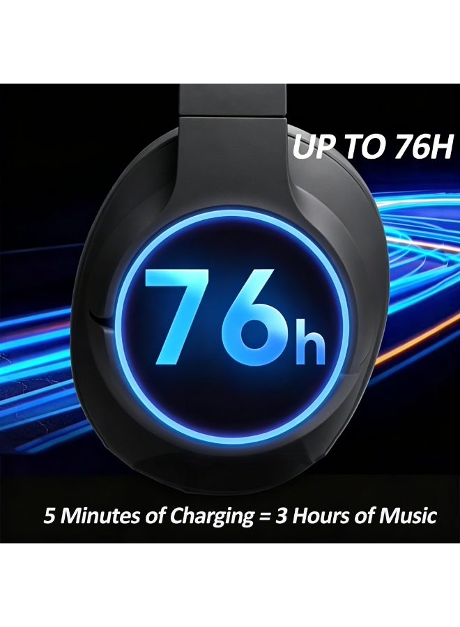JBL Tune 720Bt Wireless Over Ear Headphones Pure Bass Sound 76H Battery Hands-Free Call Plus Voice Aware Multi Point Connection Lightweight And Foldable Detachable Audio Cable Black - Image 4