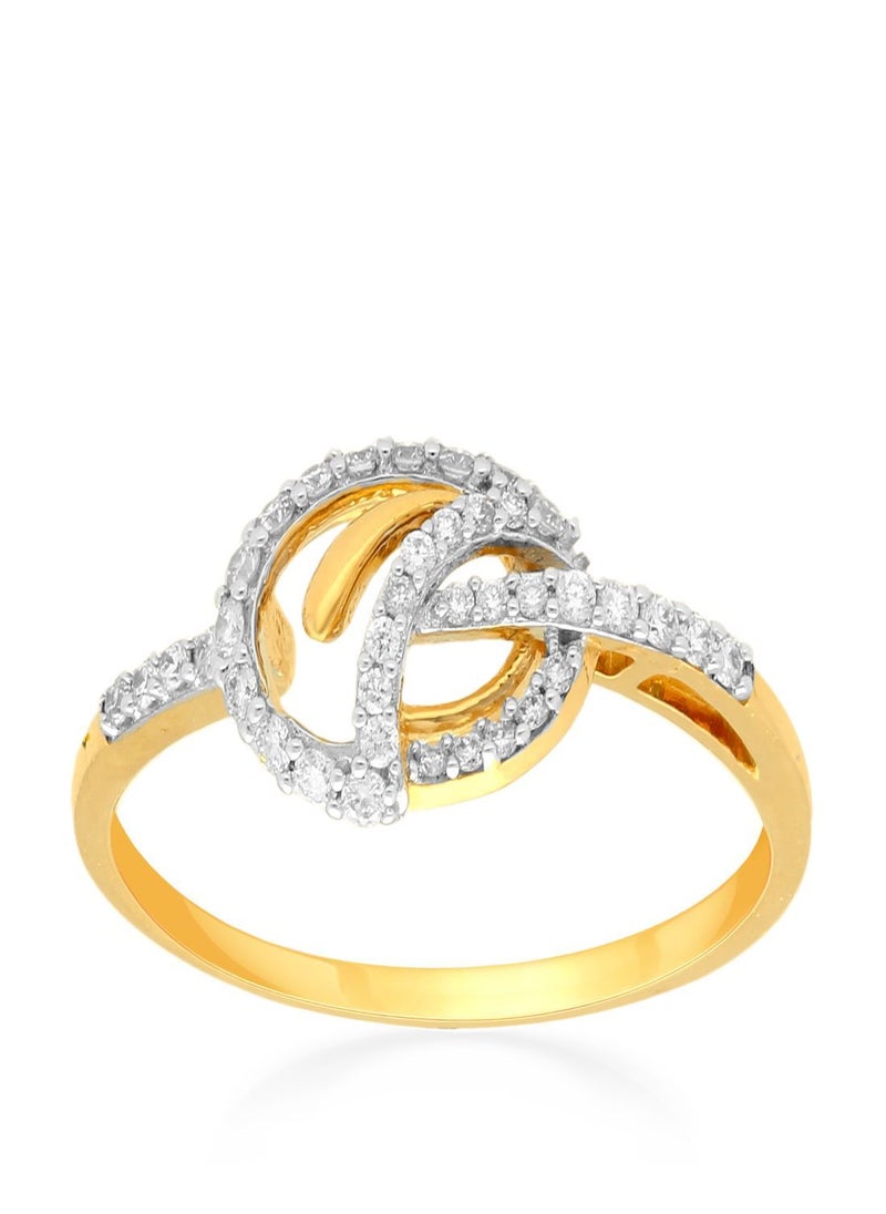 Malabar Gold and Diamonds - Malabar Gold and Diamonds 18 Carat 750 Purity Diamond Ring MNAAFD037RN1YVVSVS-GH10 - Image 1