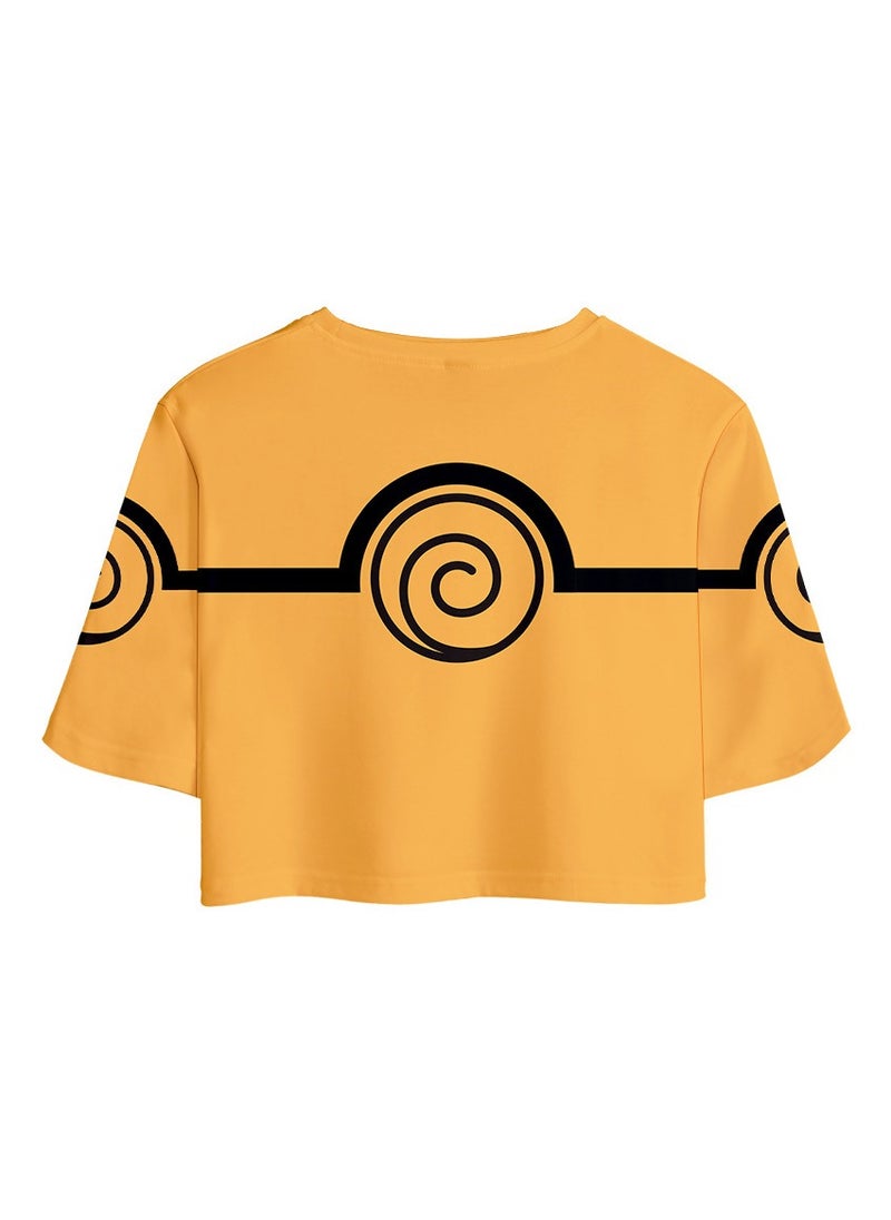 KUYING New Naruto Crop Top Short T Shorts Set  - Image 2