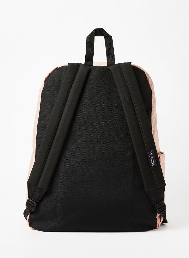 JANSPORT Superbreak Plus Solid Backpack pink New Canvas Bag Travel Backpack Unisex Functional Backpack Large Capacity Casual Backpack Simple Business Backpack A must-have for students - Image 2