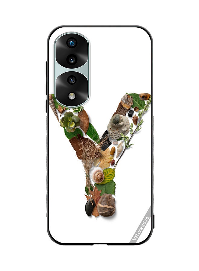 VR CREATIVE Protective Case Cover For Honor 70 Pro Alphabet Y Design Multicolour - Image 1