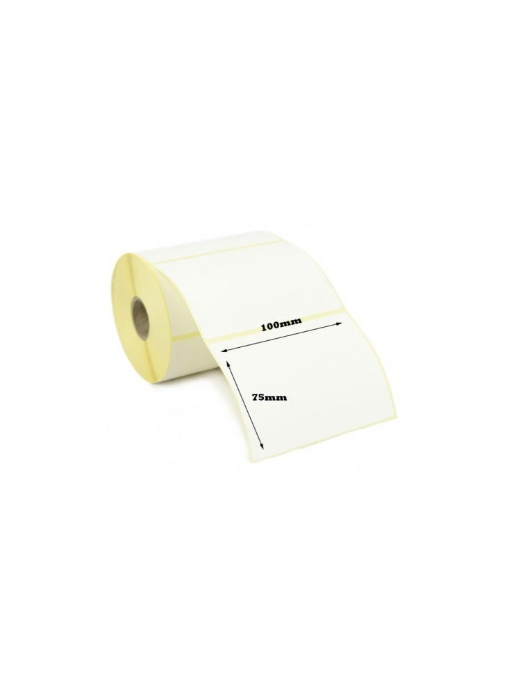 Terabyte 100 x 75mm Direct Thermal Labels Permanent Adhesive (PACK OF 2) - Image 2