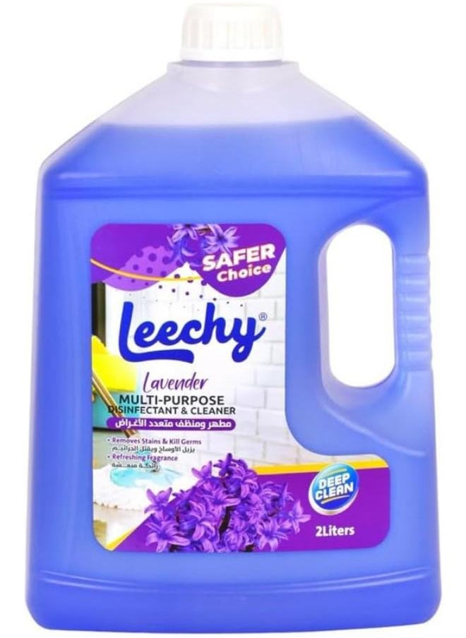 Leechy Multi-Purpose Cleaner & Disinfectant With Lavender - 2L 