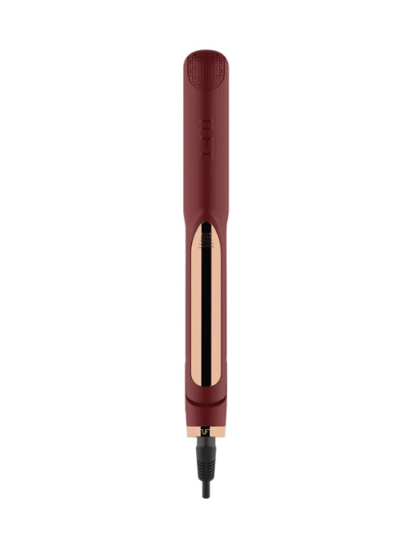 TUFT Diamond Plus 1" Professional Hair Iron Maroon - Image 1