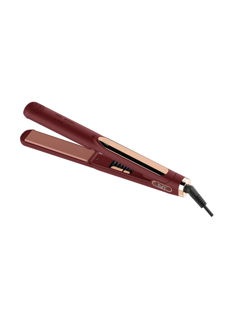 TUFT Diamond Plus 1" Professional Hair Iron Maroon - Image 2
