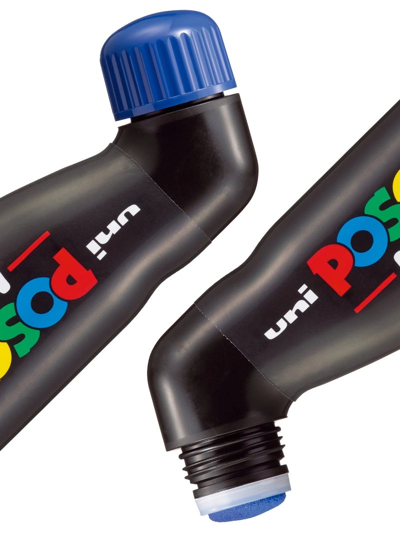 POSCA Mop'r Water Based Permanent Paint Marker White - Image 4