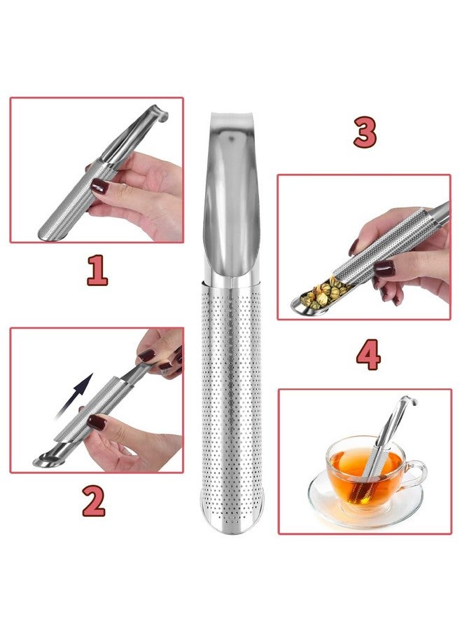 ANZAILALA Tea Strainer Stainless Steel Tea Infuser for Dust Tea Green Tea Filter Infuser - Image 2