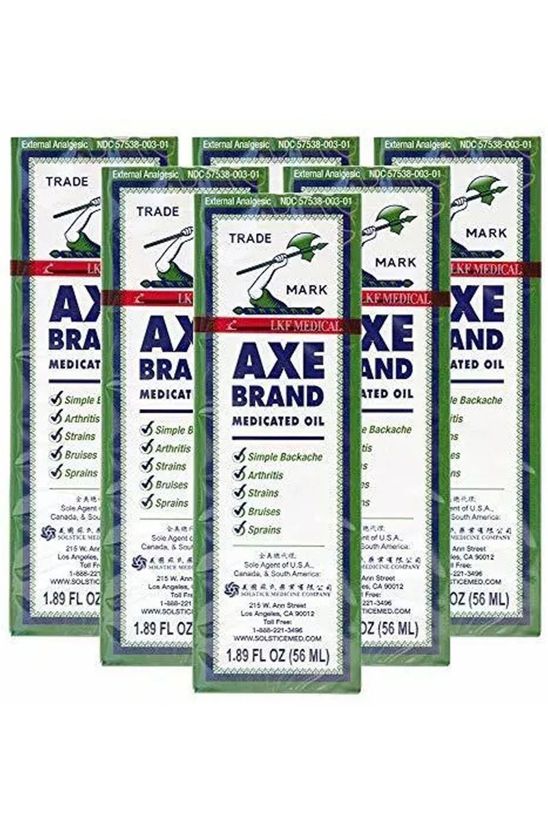 Axe Universal Oil For Quick Relief Of Cold And Headache 56ml (Pack of 6) - Image 1