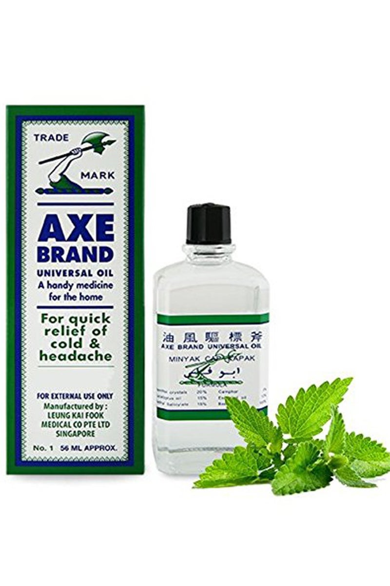Axe Universal Oil For Quick Relief Of Cold And Headache 56ml (Pack of 6) - Image 2