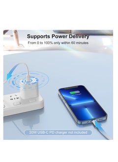 Celly Lightning to USB-C Cable 60W 1M USB C to Lightning iPhone Cable Type C Super Organized Charging Nano Data Cable Compatible iPhone 14/13/12/11/Mini/Pro  - Image 4