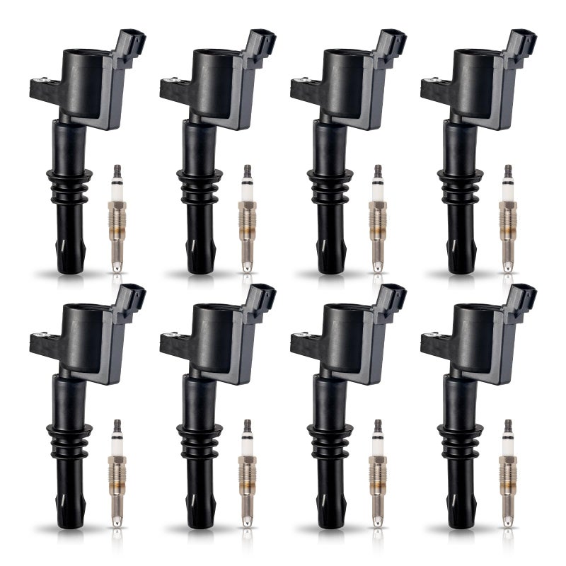 8 Ignition Coils & Iridium Spark Plugs Kit For Ford F150 Expedition 5.4L – DG508 + SP479
