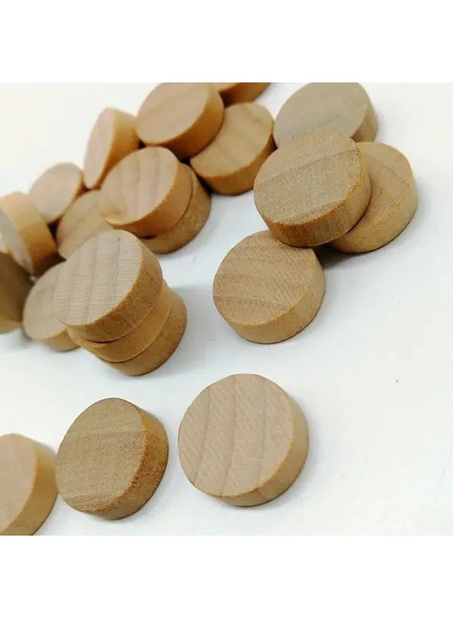 25 قطعة من الجولات الخشبية الحرفية مقاس 15 مم × 4 مم لصنع الزهور والأعمال الحرفية DIY - Image 2