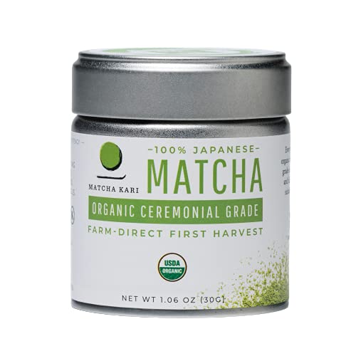 Matcha Kari Dr. Weil Matcha Kari - Organic Matcha Green Tea Powder - 30 grams - Japanese Ceremonial Grade - Image 1