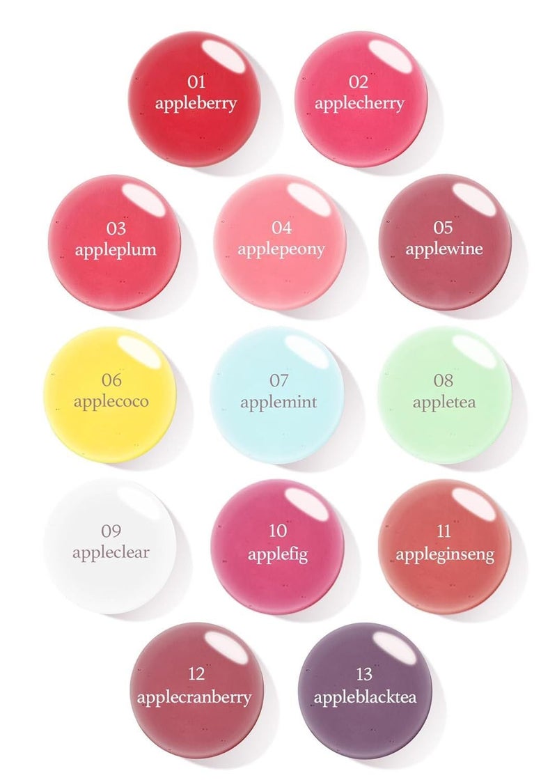 NOONI Korean Lip Oil Set - Applecherry & Appleplum | Long-Lasting, Moisturizing, Plumping, Revitalizing for Dry Lips, Waterproof, No Peel Off, Stocking Stuffers, 0.12 FL Oz x 2ea - Image 5