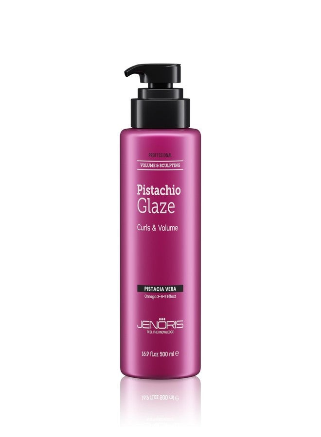 Jenoris Glaze Hair Sculpting for Curly Hair - Professional Curl Defining Gel, Styling & Volumizing, Lightweight Hold, Frizz Control, Infused with Pistachio & Borage Oils, Paraben-Free - 16.9 oz - Image 1