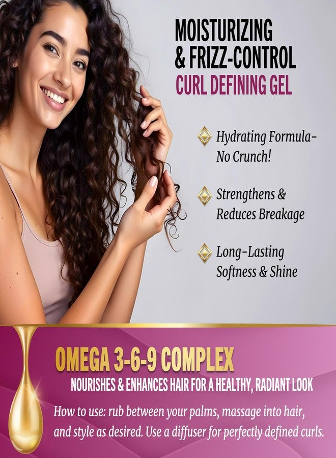 Jenoris Glaze Hair Sculpting for Curly Hair - Professional Curl Defining Gel, Styling & Volumizing, Lightweight Hold, Frizz Control, Infused with Pistachio & Borage Oils, Paraben-Free - 16.9 oz - Image 5