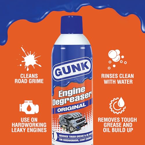GUNK Original Heavy Duty Engine Cleaner & Degreaser (EB1) - 17 oz. (Case of 12) - Super Clean Automotive Spray for Car Engines - Engine Degreaser - Super Clean Degreaser - Image 3