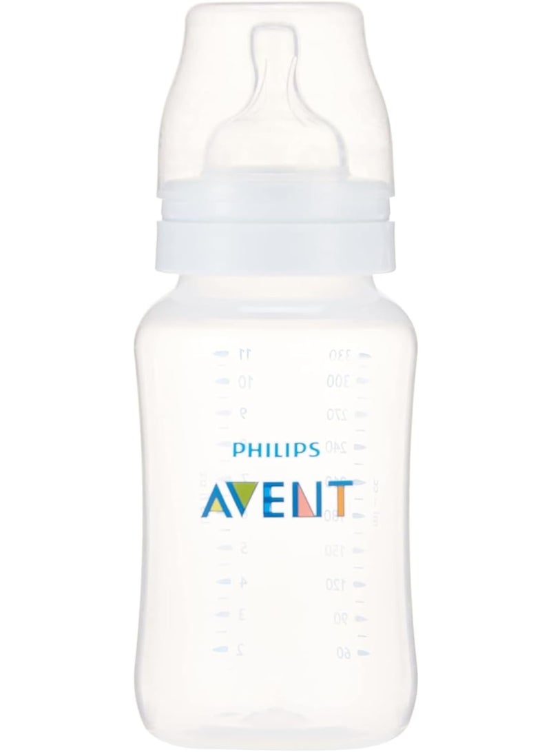 Philips Avent Anti-colic Baby Bottle 330ml - Reduces Discomfort - Large Size +3 Months - Durable & Easy to Use - Image 1