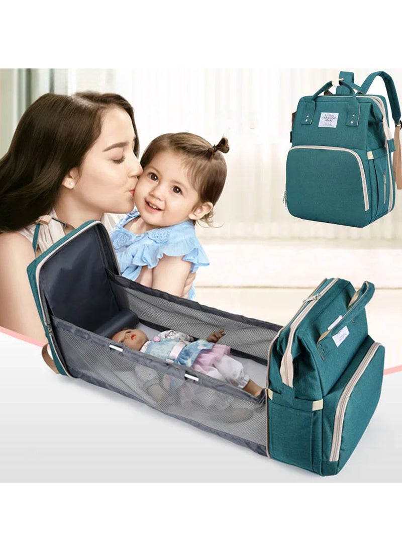 Baby Diaper Bag Backpack Multifunction Diapers Changing Station for Boys Girls Outdoor and Travel Infant Shower Gifts Large Capacity 900d Oxford USB Port Green - pzsku/Z5AD09218724862E71A77Z/45/_/1716776089/878d2e8a-db08-431c-9886-24180fe250d8