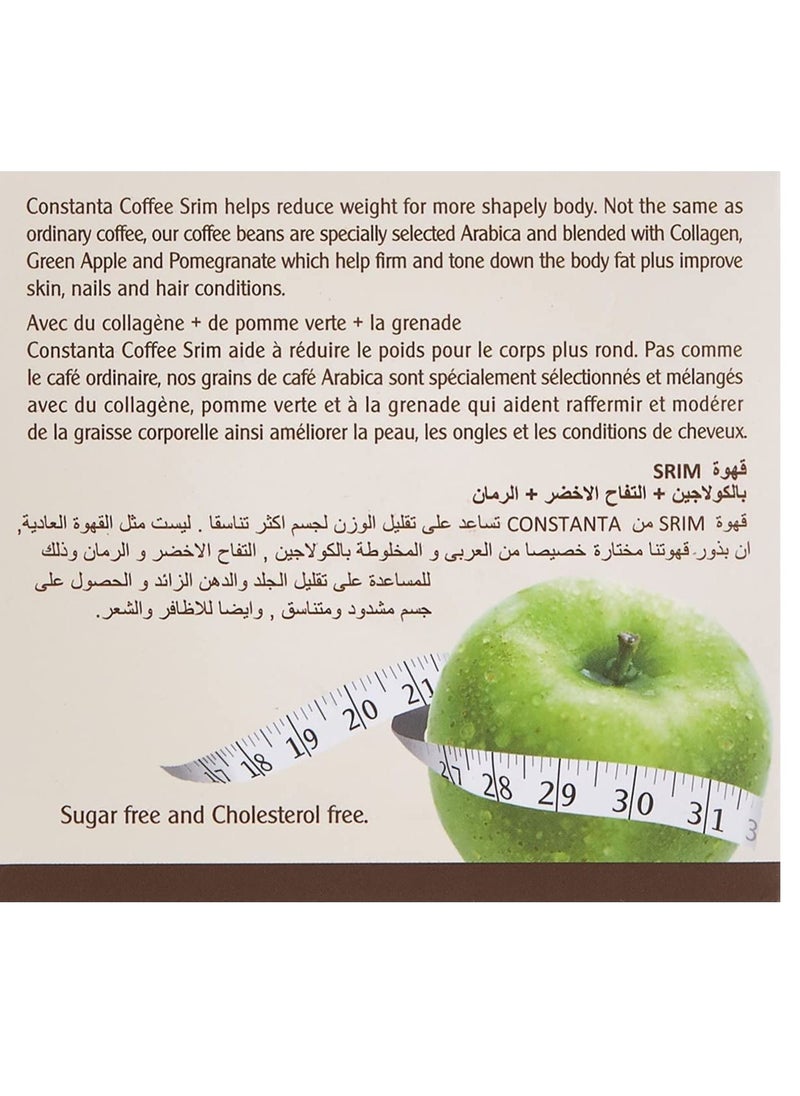CONSTANTA Coffee Srim Sugar Free With Green Apple Pack Of 10  - Image 4
