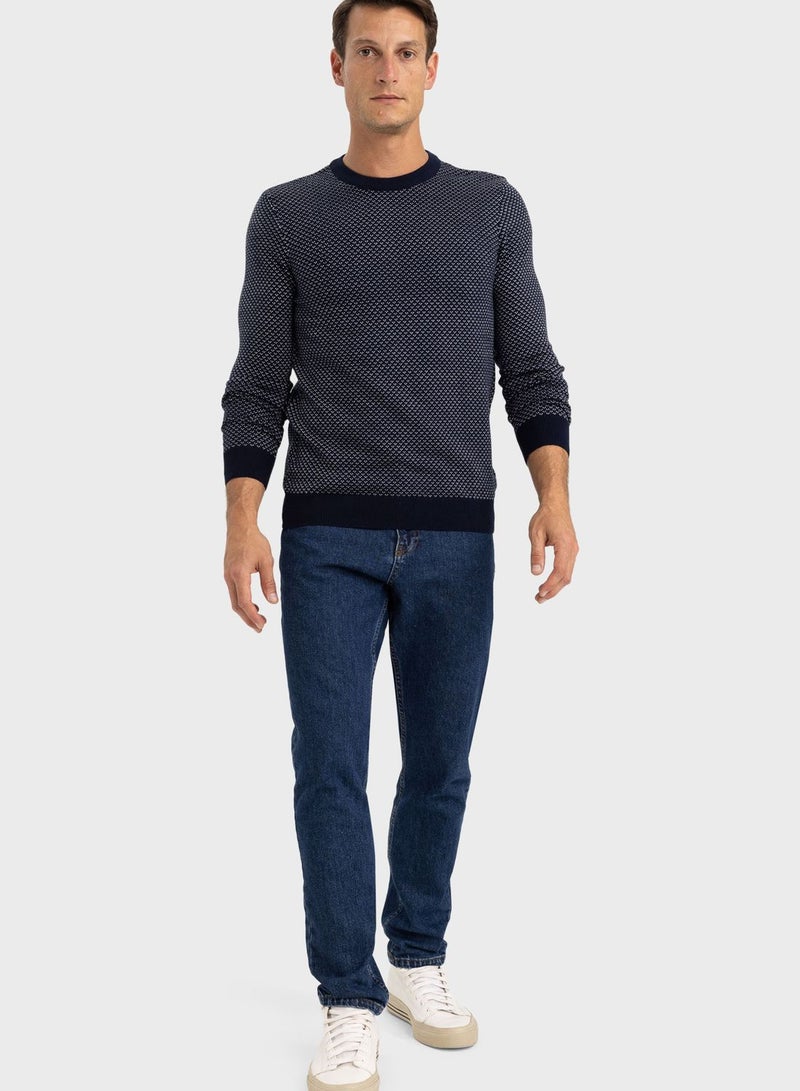 DeFacto Crew Neck Knitted Sweater  - Image 2